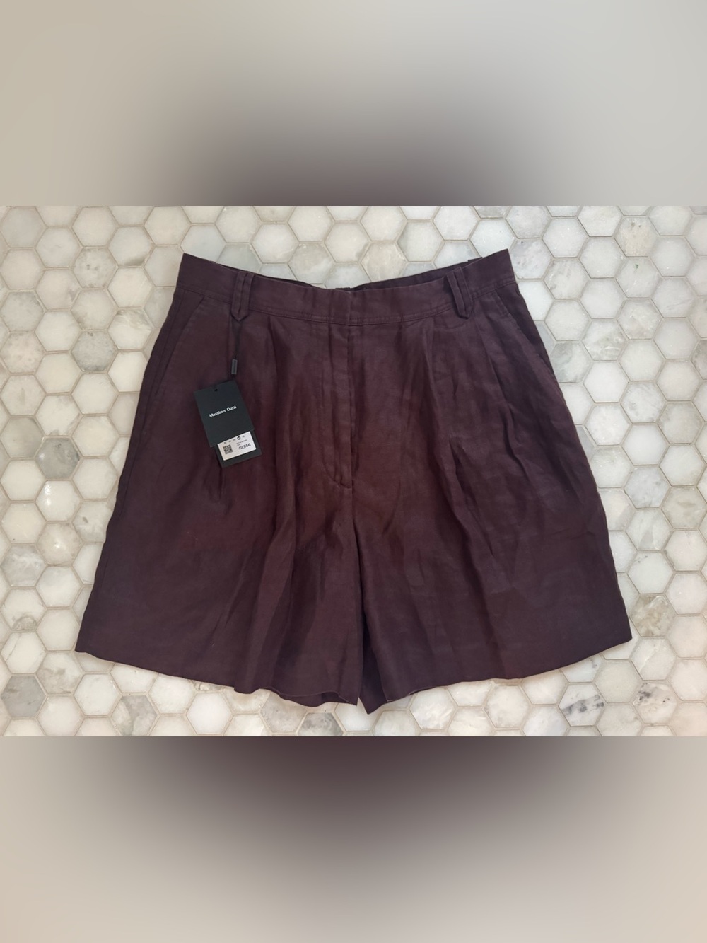 Massimo Dutti brown Bermuda Shorts NWT Size 8 / EUR 40 Current Season - Picture 11 of 16